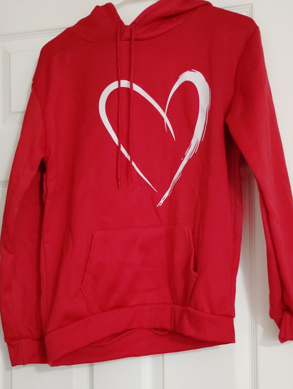NWOT Red Heart Hoodie
